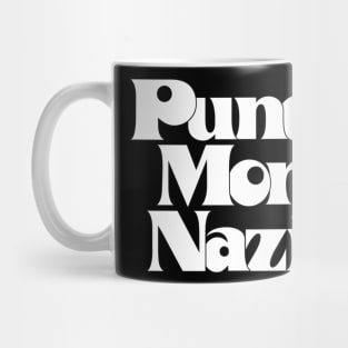 Punch More Nazis / Retro Typography Slogan Design Mug